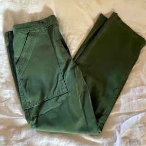 Big Bud Press Work Pants in Dark Emerald Green